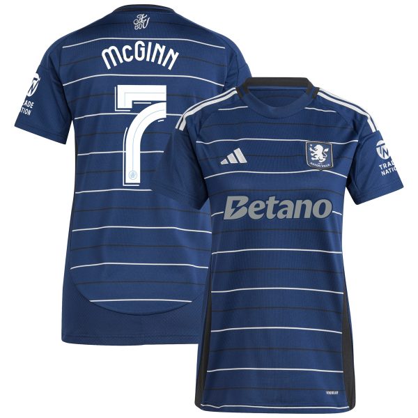 aston villa adidas third shirt 2024-25 – womens with mcginn 7 cup printing Collection | Authentic Aston Villa Shirts