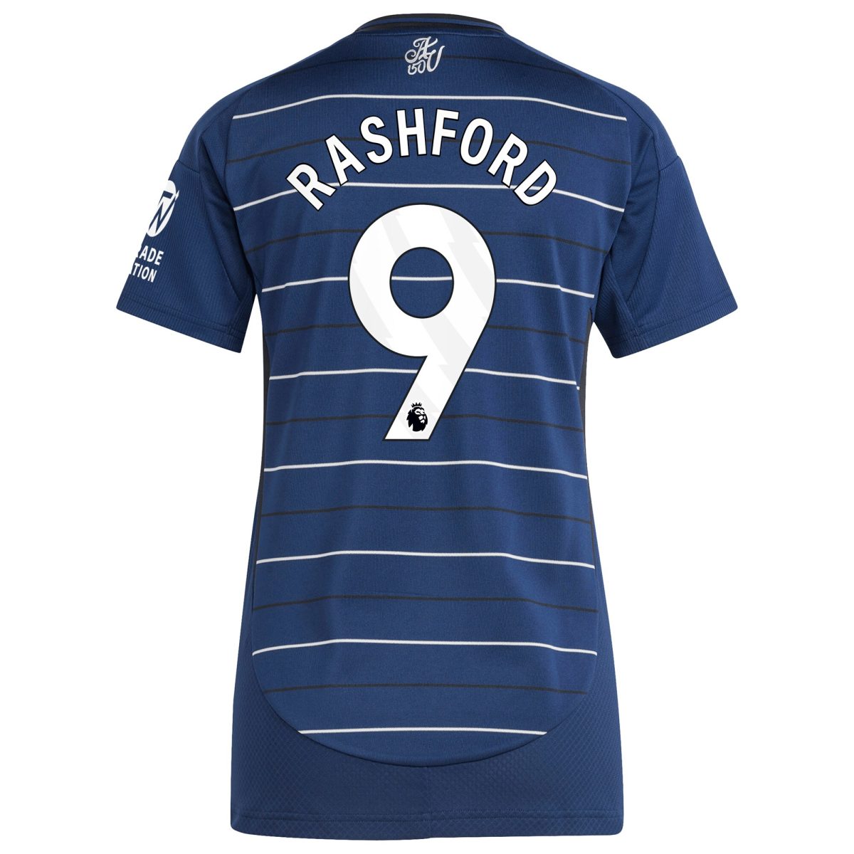 aston villa adidas third shirt 2024-25 – womens with rashford 9 printing Collection | Authentic Aston Villa Shirts