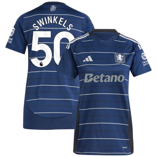 aston villa adidas third shirt 2024-25 – womens with swinkels 50 printing Collection | Authentic Aston Villa Shirts