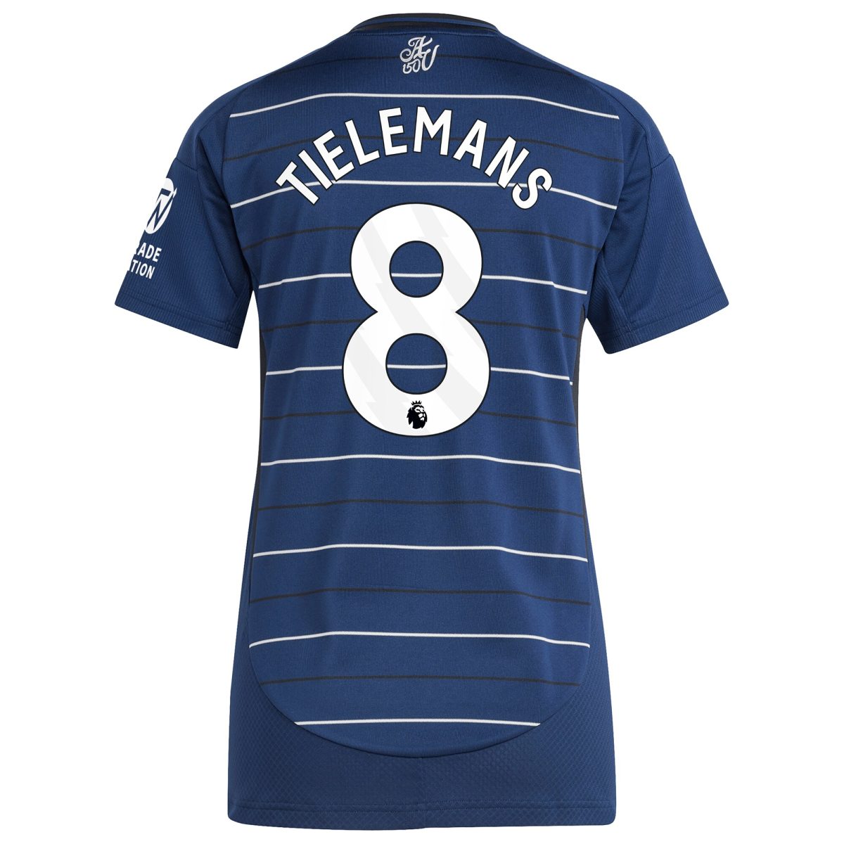 aston villa adidas third shirt 2024-25 – womens with tielemans 8 printing Collection | Authentic Aston Villa Shirts