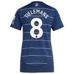 aston villa adidas third shirt 2024-25 – womens with tielemans 8 printing Collection | Authentic Aston Villa Shirts