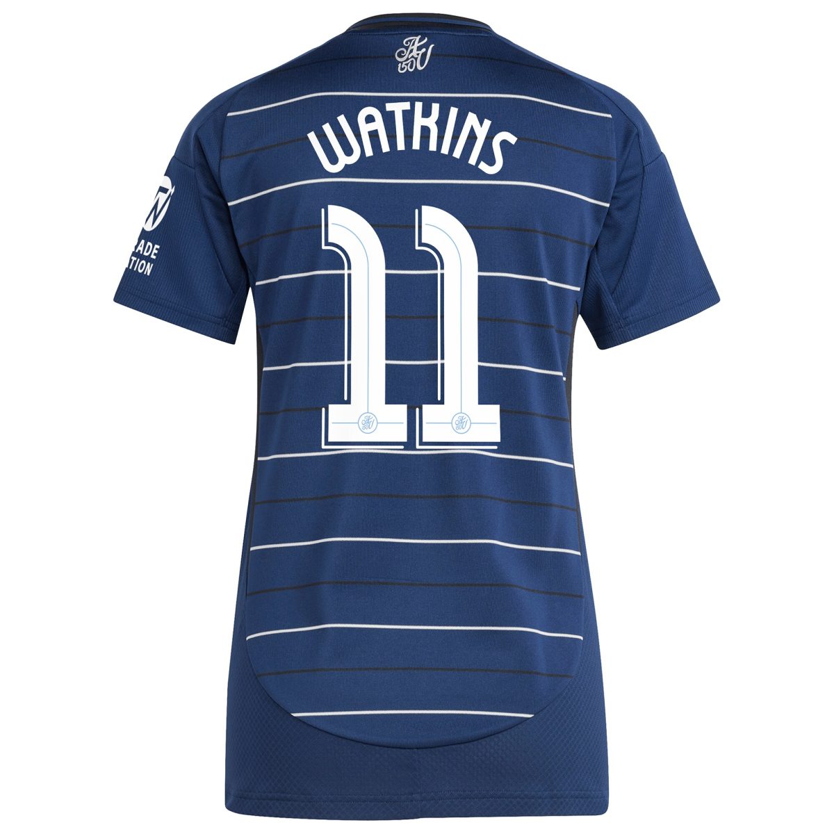 aston villa adidas third shirt 2024-25 – womens with watkins 11 cup printing Collection | Authentic Aston Villa Shirts