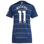 aston villa adidas third shirt 2024-25 – womens with watkins 11 printing Collection | Authentic Aston Villa Shirts