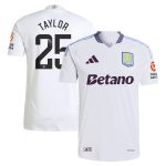aston villa adidas wsl away authentic shirt 2024-25 with taylor 25 printing Collection | Authentic Aston Villa Shirts
