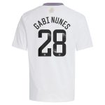 aston villa adidas wsl away shirt 2024-25 – kids with gabi nunes 28 printing Collection | Authentic Aston Villa Shirts