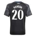aston villa adidas wsl away shirt 2025-26 – kids with hanson 20 printing Collection | Authentic Aston Villa Shirts