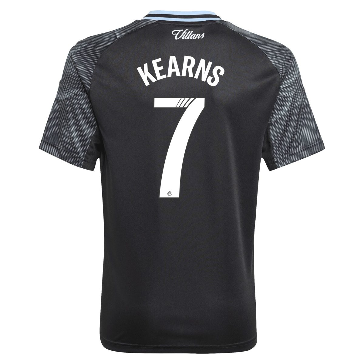 aston villa adidas wsl away shirt 2025-26 – kids with kearns 7 printing Collection | Authentic Aston Villa Shirts
