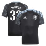 aston villa adidas wsl away shirt 2025-26 – kids with pacheco 33 printing Collection | Authentic Aston Villa Shirts