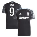 aston villa adidas wsl away shirt 2025-26 with daly 9 printing Collection | Authentic Aston Villa Shirts