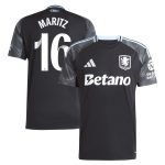 aston villa adidas wsl away shirt 2025-26 with maritz 16 printing Collection | Authentic Aston Villa Shirts