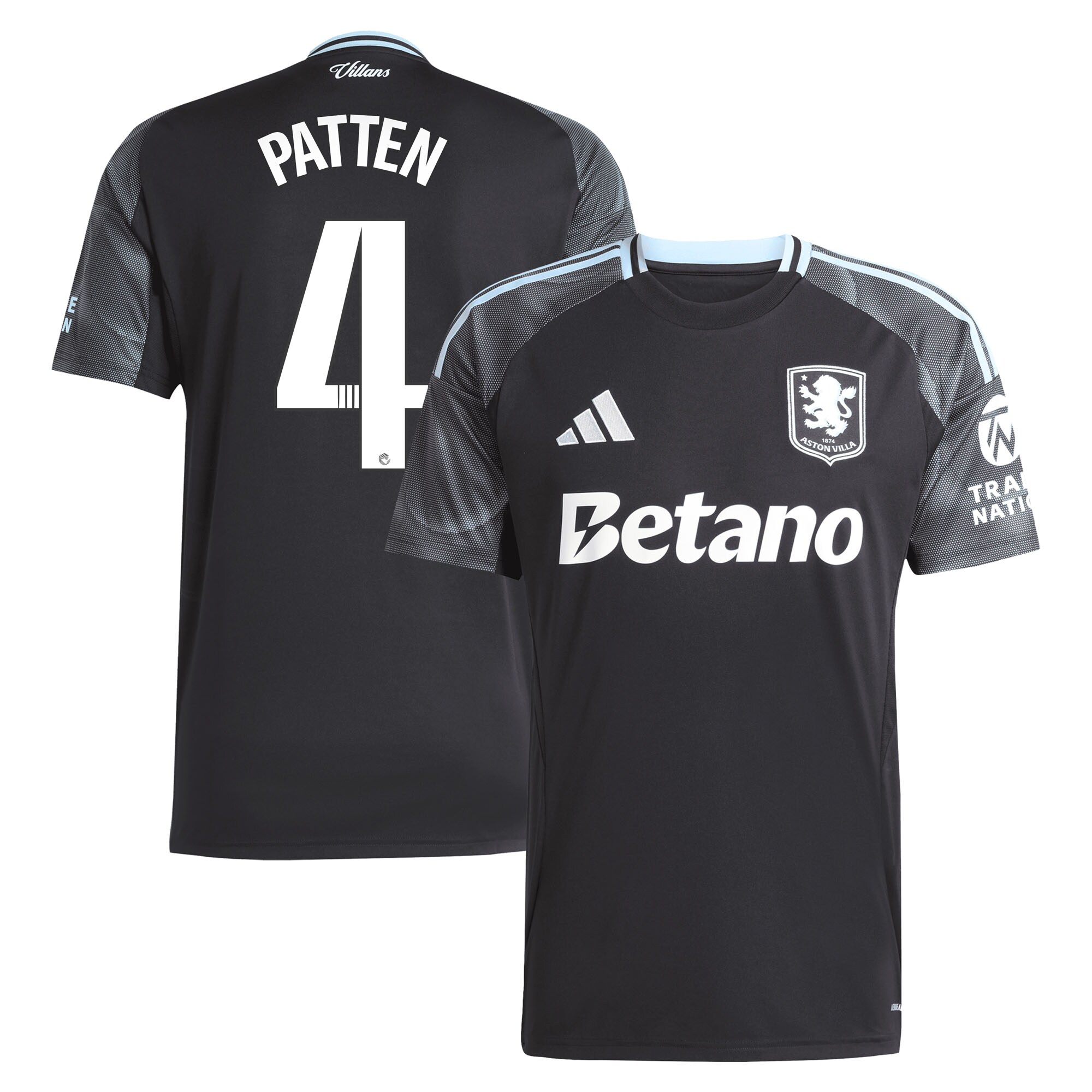 aston villa adidas wsl away shirt 2025-26 with patten 4 printing Collection | Authentic Aston Villa Shirts