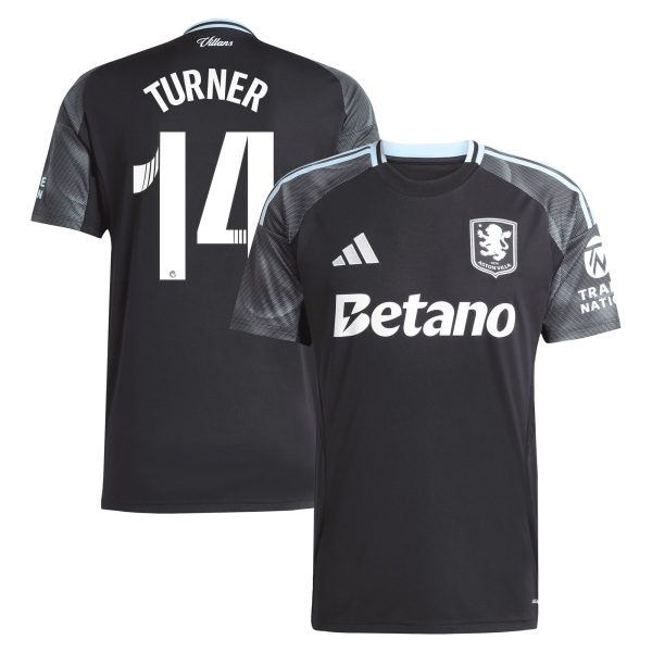 aston villa adidas wsl away shirt 2025-26 with turner 14 printing Collection | Authentic Aston Villa Shirts