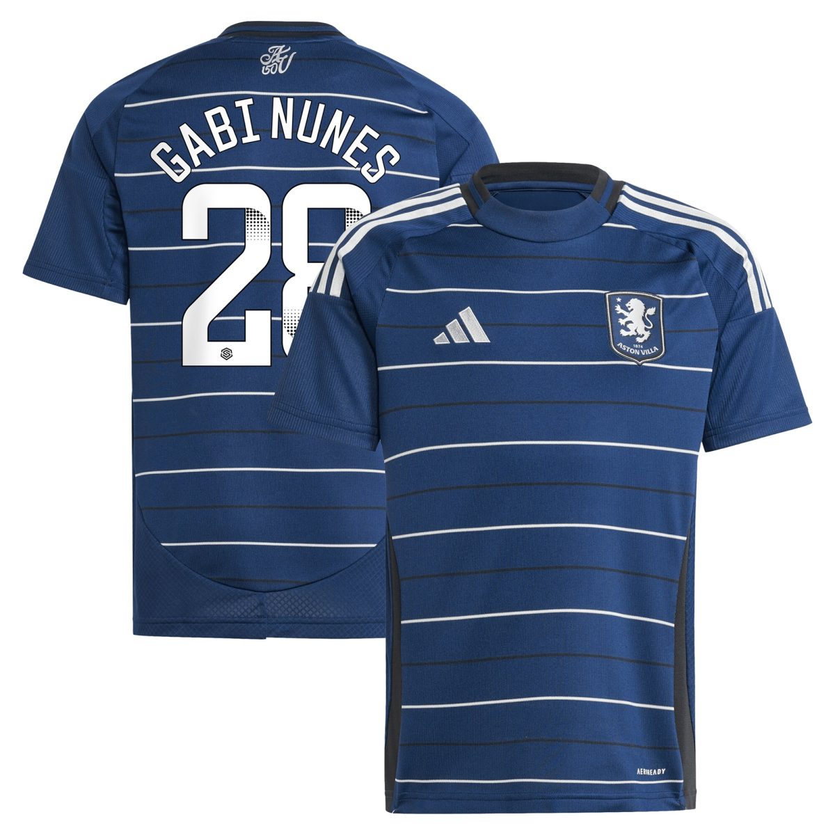aston villa adidas wsl third shirt 2024-25 – kids with gabi nunes 28 printing Collection | Authentic Aston Villa Shirts