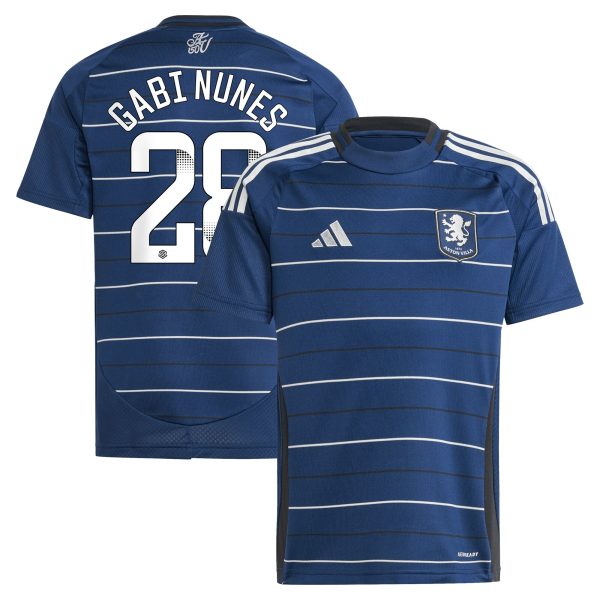 aston villa adidas wsl third shirt 2024-25 – kids with gabi nunes 28 printing Collection | Authentic Aston Villa Shirts
