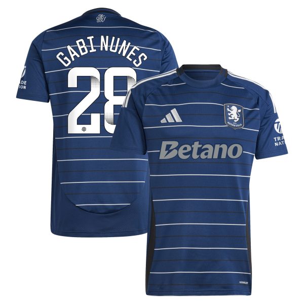 aston villa adidas wsl third shirt 2024-25 with gabi nunes 28 printing Collection | Authentic Aston Villa Shirts
