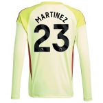 aston villa away goalkeeper shirt 2025-26 – kids with martinez 23 printing Collection | Authentic Aston Villa Shirts