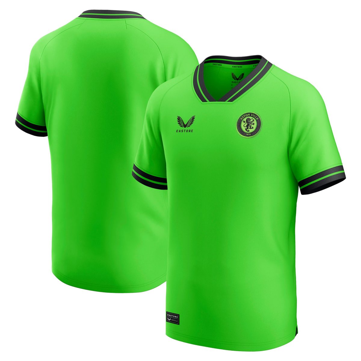 aston villa castore away goalkeeper shirt 2023-24 – kids with custom printing Collection | Authentic Aston Villa Shirts