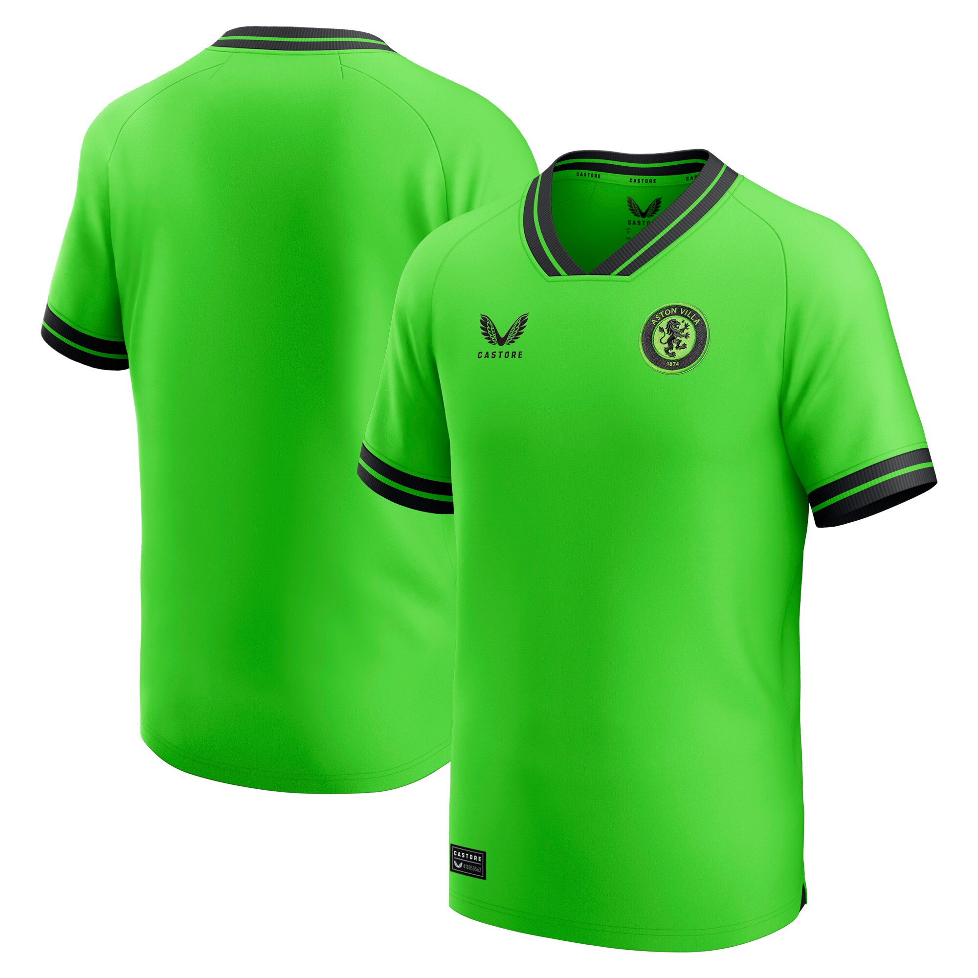 aston villa castore away goalkeeper shirt 2023-24 – kids with custom printing Collection | Authentic Aston Villa Shirts