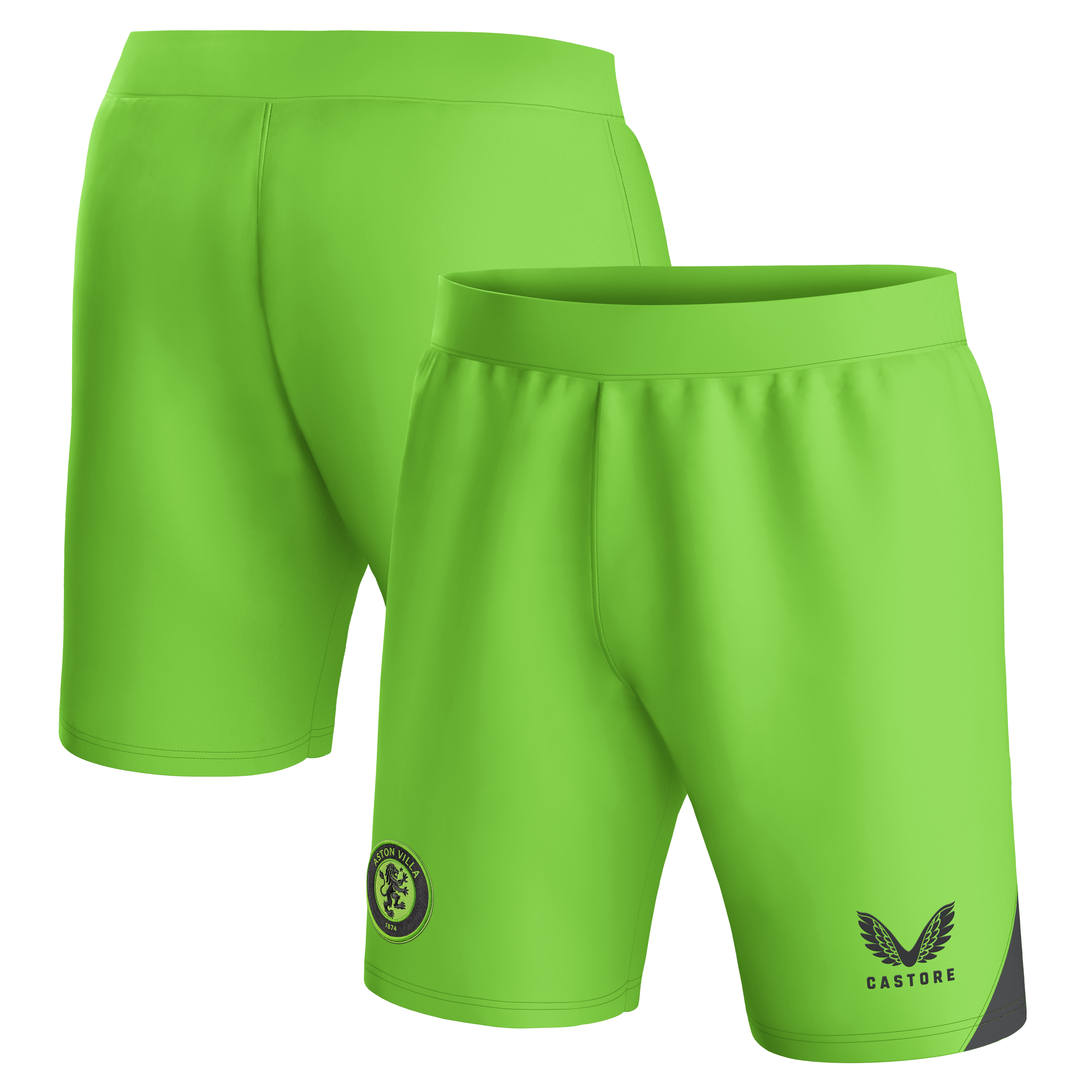 aston villa castore away goalkeeper shorts 2023-24 – kids – 13385917 with custom printing Collection | Authentic Aston Villa Shirts
