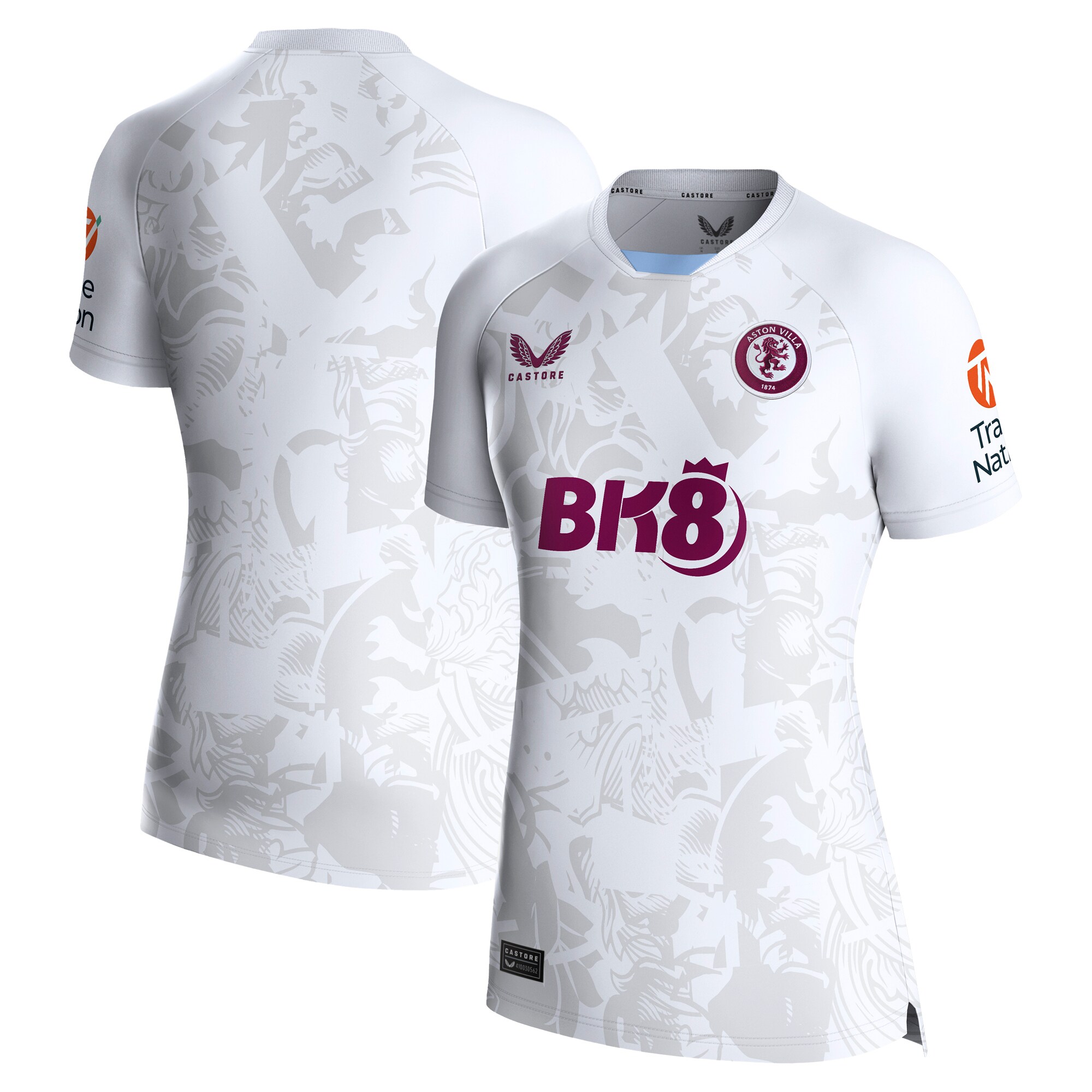 aston villa castore away shirt 2023-24 – womens with custom printing Collection | Authentic Aston Villa Shirts