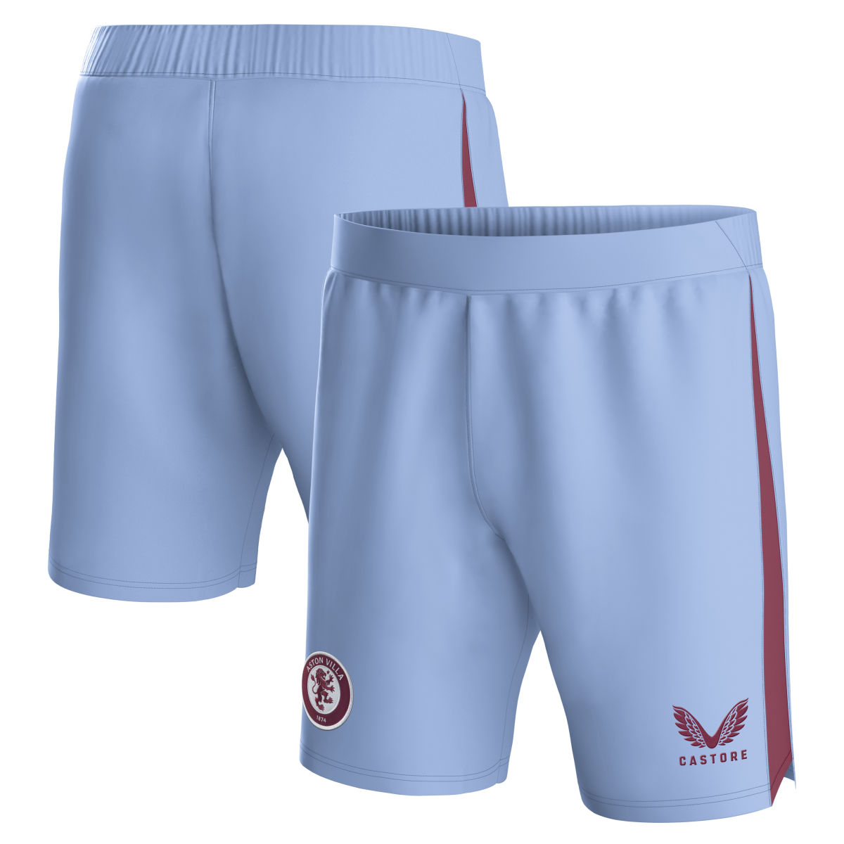 aston villa castore away shorts 2023-24 – kids with custom printing Collection | Authentic Aston Villa Shirts