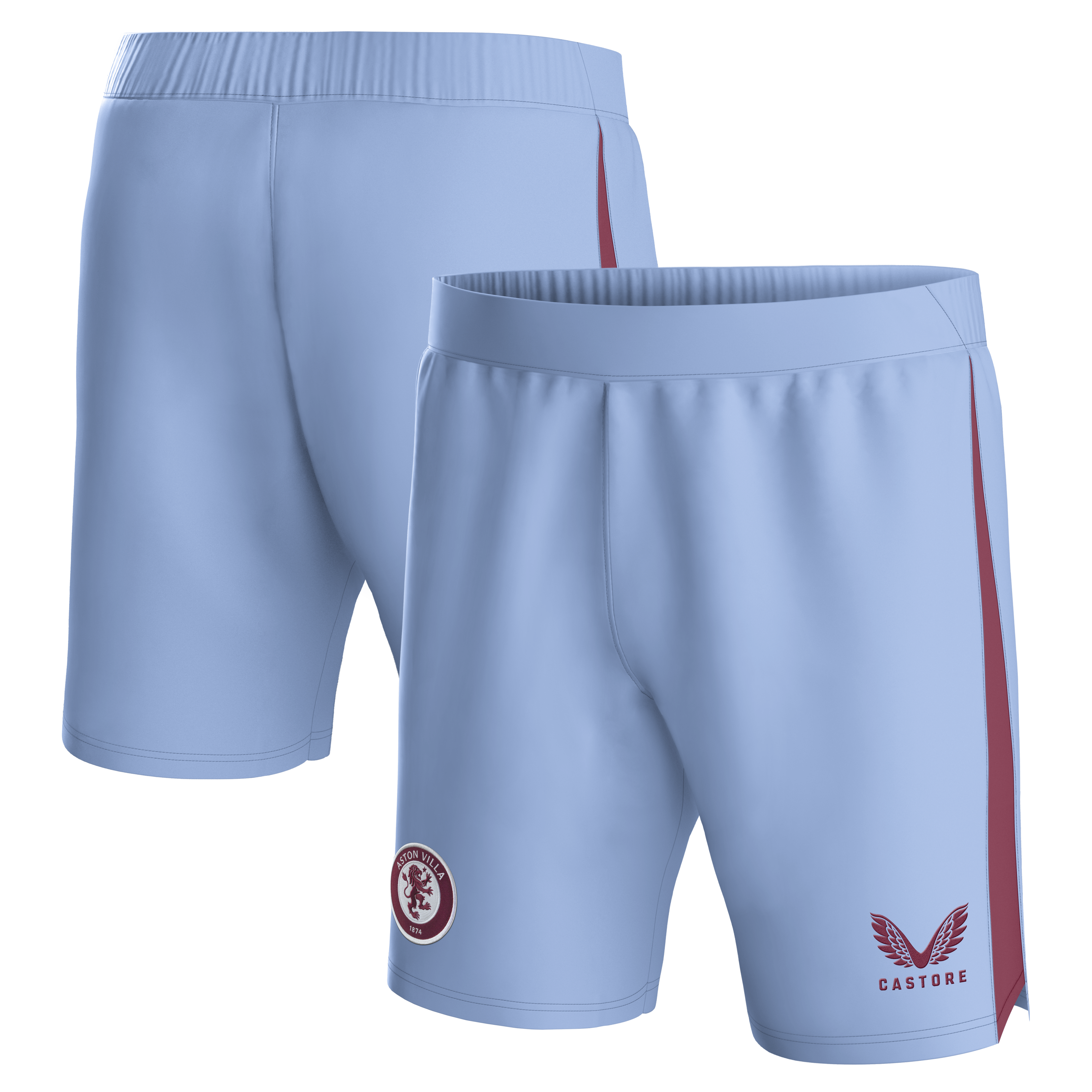 aston villa castore away shorts 2023-24 – kids with custom printing Collection | Authentic Aston Villa Shirts
