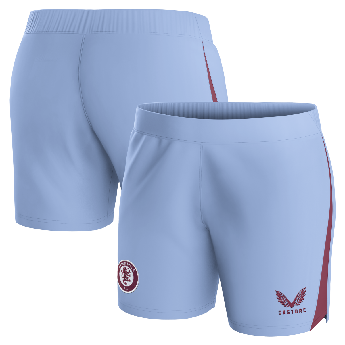 aston villa castore away shorts 2023-24 – womens with custom printing Collection | Authentic Aston Villa Shirts