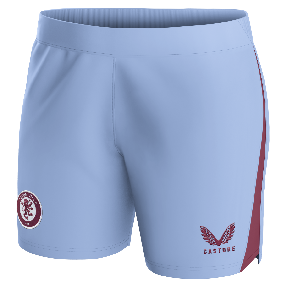 aston villa castore away shorts 2023-24 – womens with custom printing Collection | Authentic Aston Villa Shirts