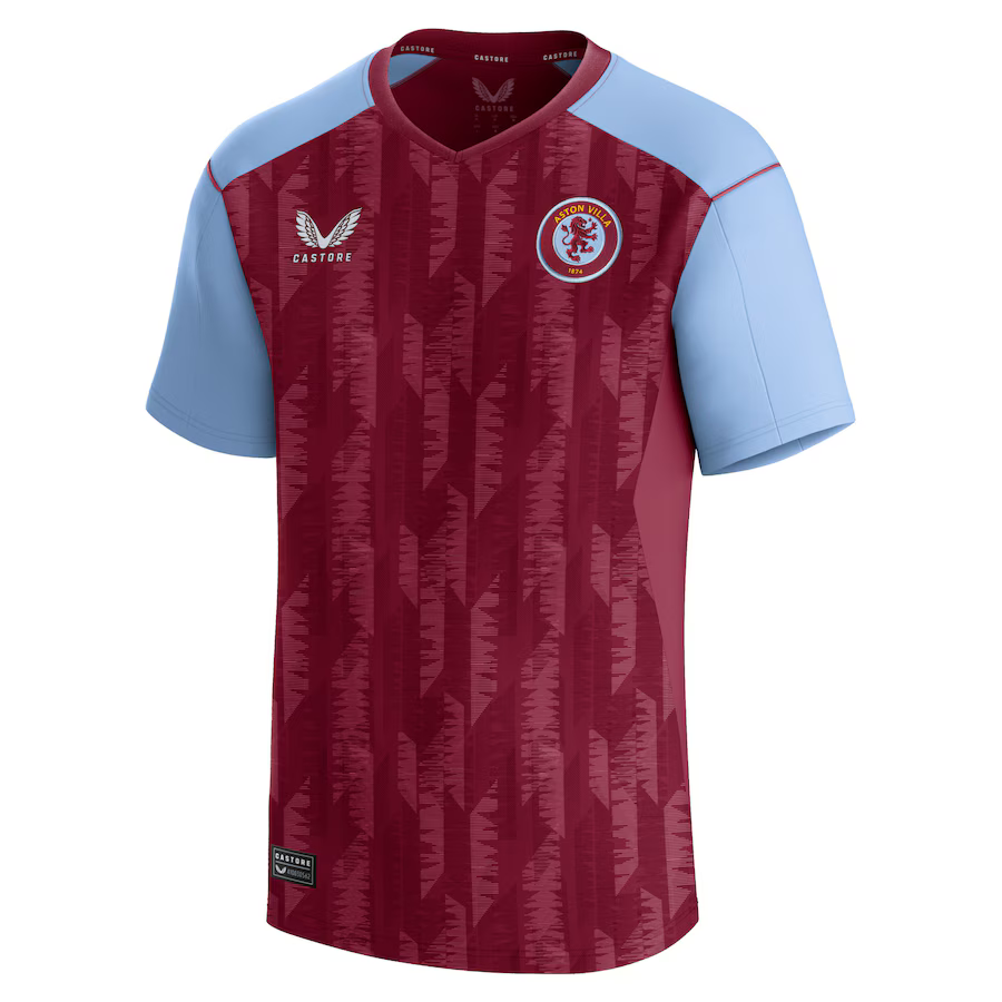 aston villa castore home shirt 2023-24 – kids with custom printing Collection | Authentic Aston Villa Shirts