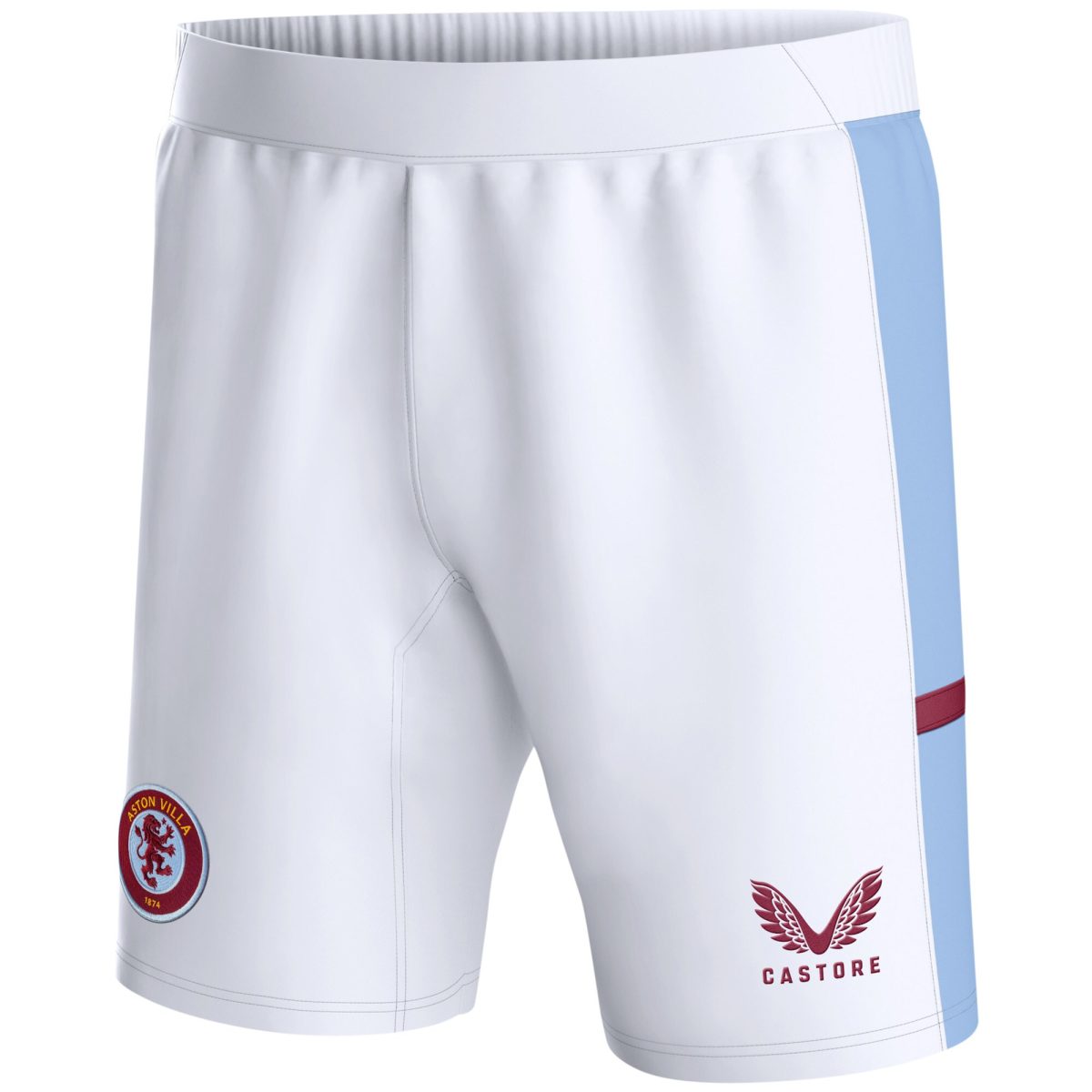 aston villa castore home shorts 2023-24 – kids with custom printing Collection | Authentic Aston Villa Shirts