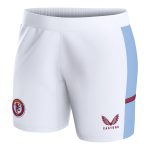 aston villa castore home shorts 2023-24 – womens with custom printing Collection | Authentic Aston Villa Shirts