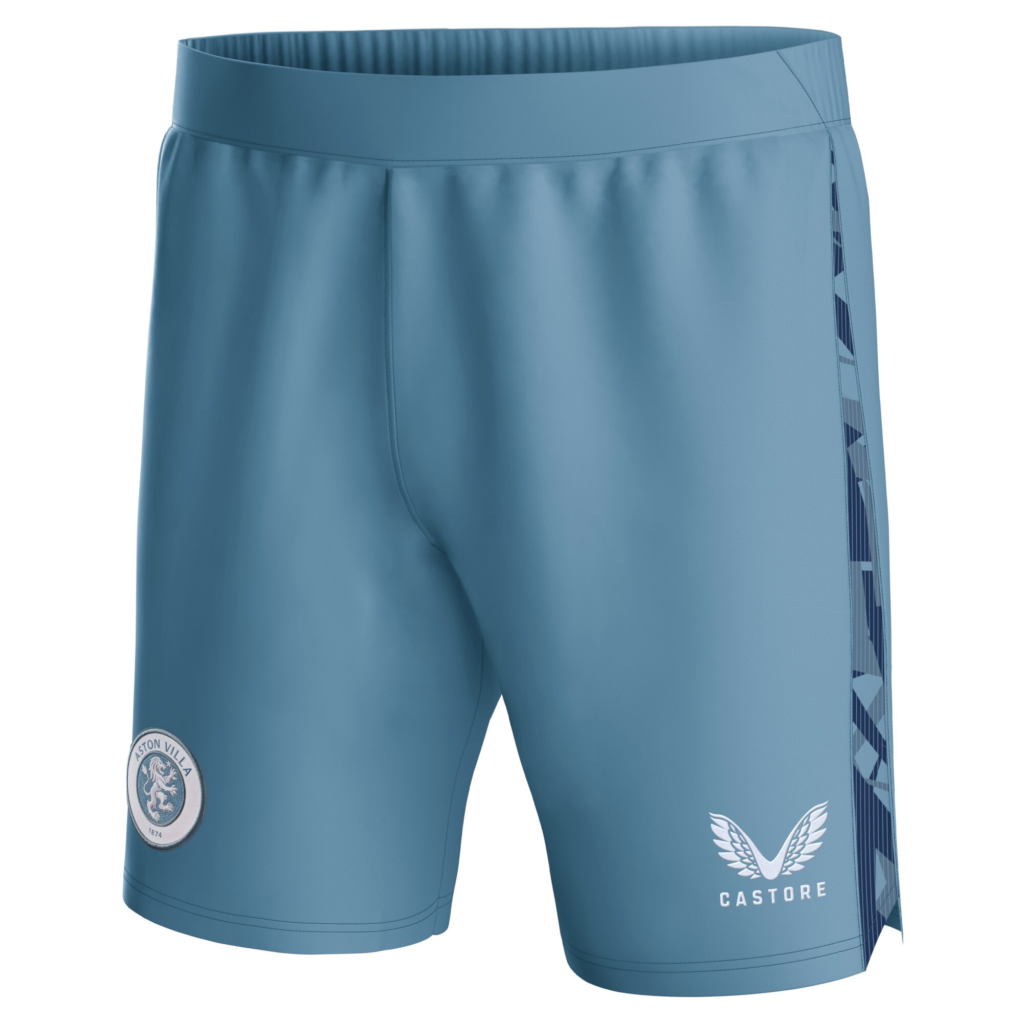 aston villa castore third shorts 2023-24 – kids with custom printing Collection | Authentic Aston Villa Shirts
