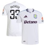 aston villa wsl adidas away authentic shirt 2024-25 with pacheco 33 printing Collection | Authentic Aston Villa Shirts