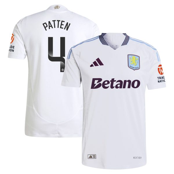 aston villa wsl adidas away authentic shirt 2024-25 with patten 4 printing Collection | Authentic Aston Villa Shirts