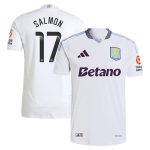 aston villa wsl adidas away authentic shirt 2024-25 with salmon 17 printing Collection | Authentic Aston Villa Shirts