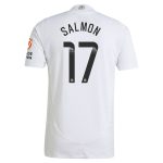 aston villa wsl adidas away authentic shirt 2024-25 with salmon 17 printing Collection | Authentic Aston Villa Shirts