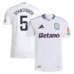 aston villa wsl adidas away authentic shirt 2024-25 with staniforth 5 printing Collection | Authentic Aston Villa Shirts