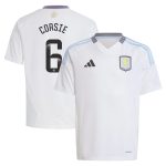 aston villa wsl adidas away shirt 2024-25 – kids with corsie 6 printing Collection | Authentic Aston Villa Shirts