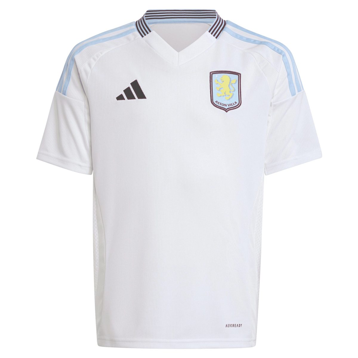 aston villa wsl adidas away shirt 2024-25 – kids with corsie 6 printing Collection | Authentic Aston Villa Shirts