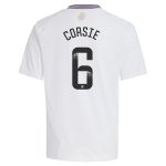 aston villa wsl adidas away shirt 2024-25 – kids with corsie 6 printing Collection | Authentic Aston Villa Shirts
