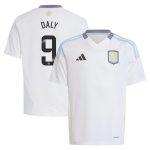 aston villa wsl adidas away shirt 2024-25 – kids with daly 9 printing Collection | Authentic Aston Villa Shirts