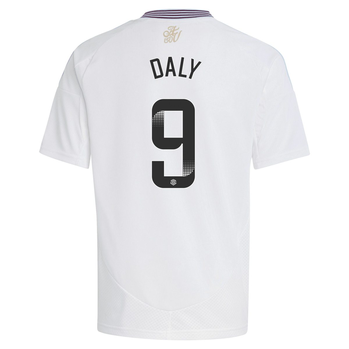aston villa wsl adidas away shirt 2024-25 – kids with daly 9 printing Collection | Authentic Aston Villa Shirts