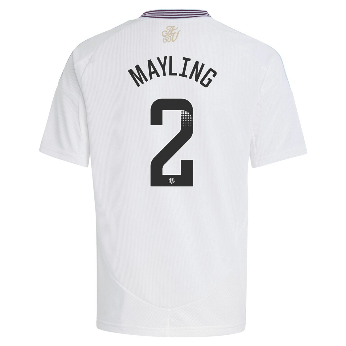 aston villa wsl adidas away shirt 2024-25 – kids with mayling 2 printing Collection | Authentic Aston Villa Shirts