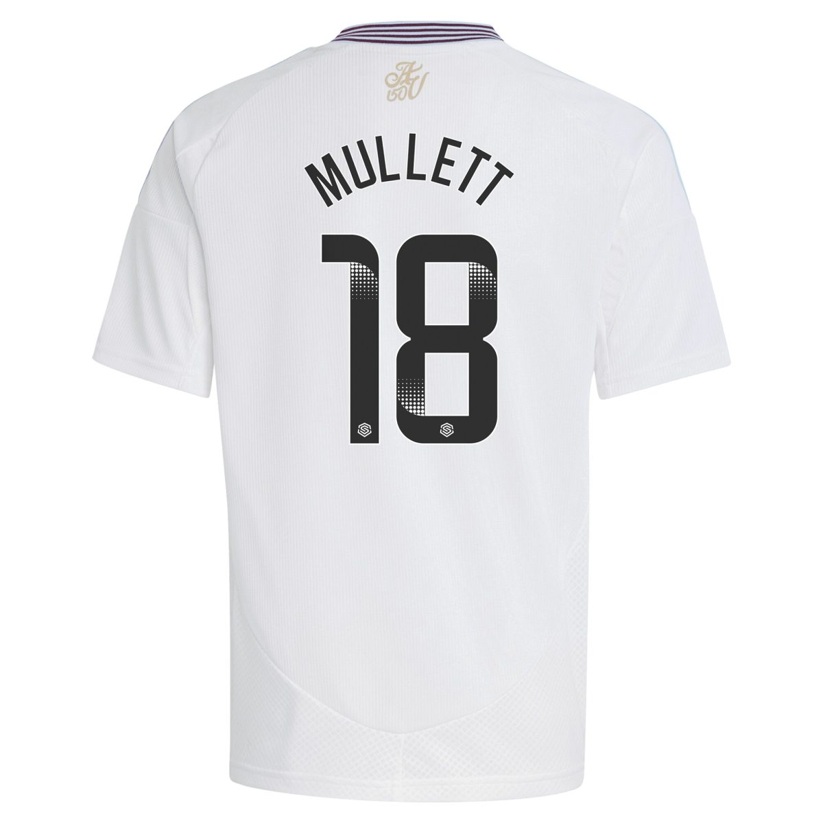 aston villa wsl adidas away shirt 2024-25 – kids with mullett 18 printing Collection | Authentic Aston Villa Shirts