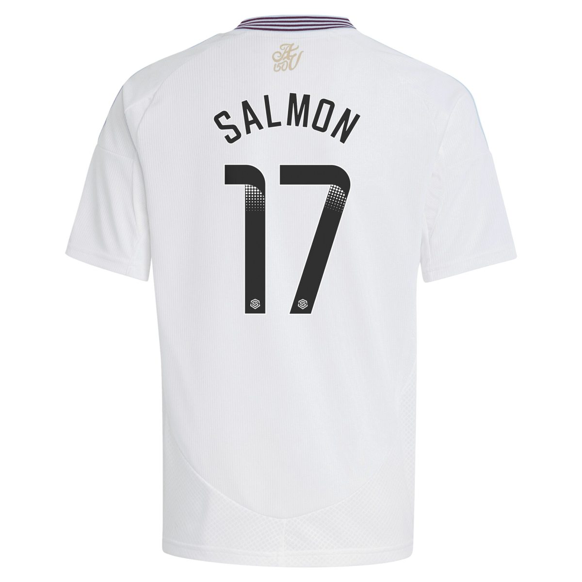 aston villa wsl adidas away shirt 2024-25 – kids with salmon 17 printing Collection | Authentic Aston Villa Shirts