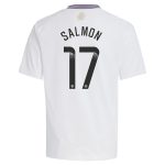 aston villa wsl adidas away shirt 2024-25 – kids with salmon 17 printing Collection | Authentic Aston Villa Shirts