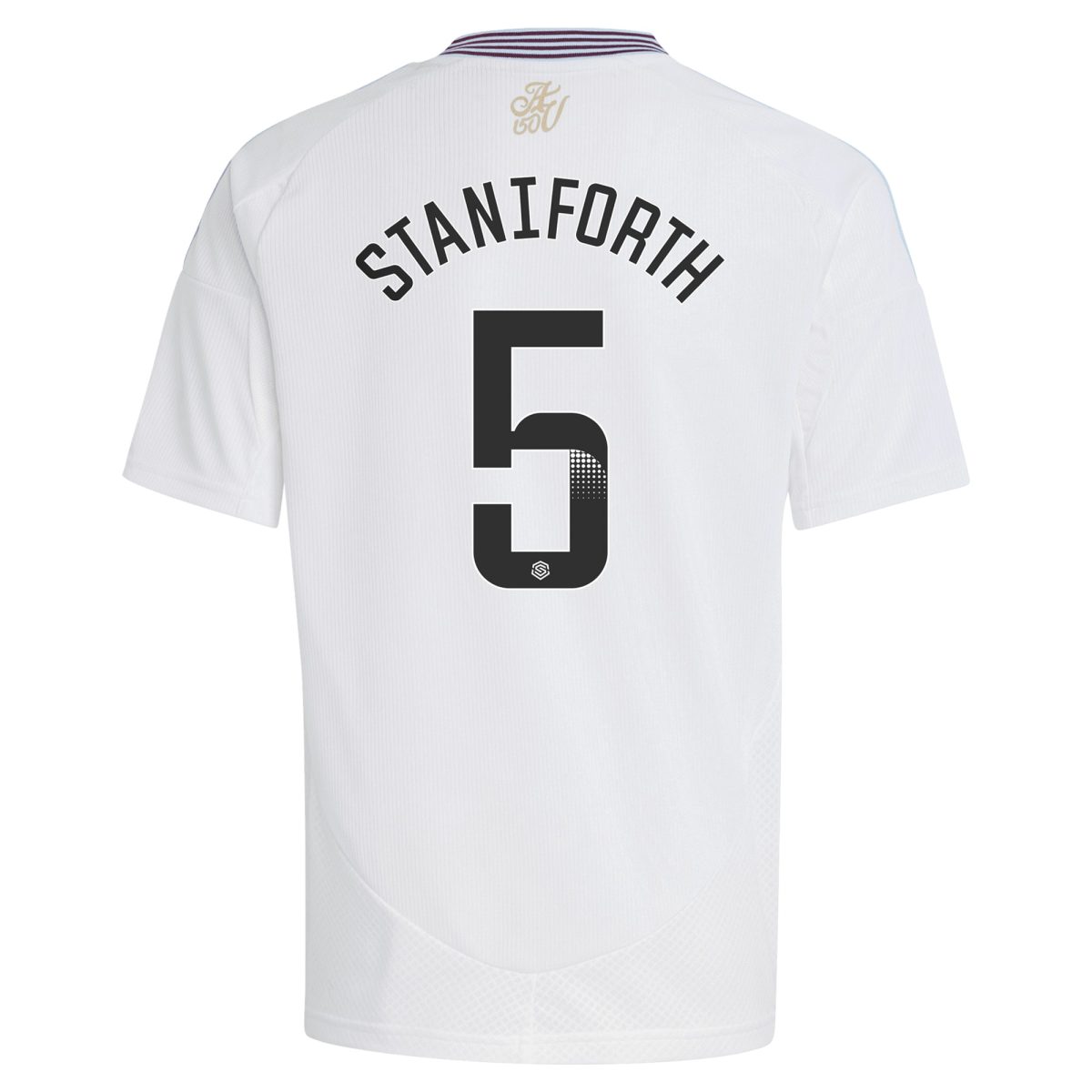 aston villa wsl adidas away shirt 2024-25 – kids with staniforth 5 printing Collection | Authentic Aston Villa Shirts