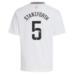 aston villa wsl adidas away shirt 2024-25 – kids with staniforth 5 printing Collection | Authentic Aston Villa Shirts