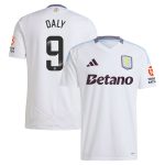 aston villa wsl adidas away shirt 2024-25 with daly 9 printing Collection | Authentic Aston Villa Shirts