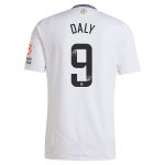 aston villa wsl adidas away shirt 2024-25 with daly 9 printing Collection | Authentic Aston Villa Shirts